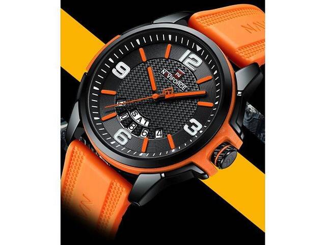 Часы мужские наручные Naviforce Young Orange - Фото 6