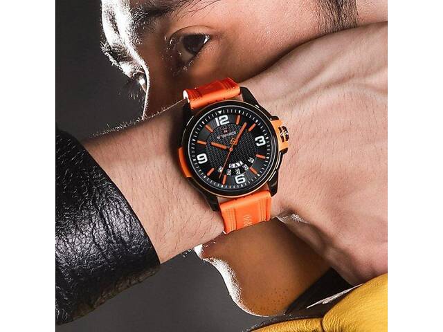 Часы мужские наручные Naviforce Young Orange - Фото 7