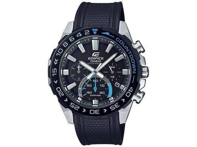 Часы мужские наручные оригинальные Casio Edifice EFS-S550PB-1AVUEF на полимерном ремешке (модуль 5622) - Фото 1