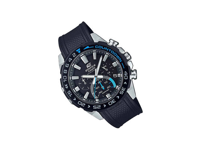 Часы мужские наручные оригинальные Casio Edifice EFS-S550PB-1AVUEF на полимерном ремешке (модуль 5622) - Фото 3