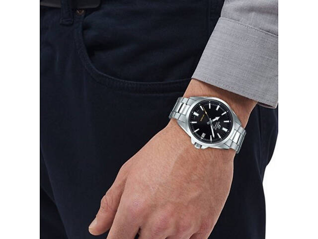 Часы мужские наручные водонепроницаемые Casio Edifice EFV-100D-1AVUEF Оригинал японские (модуль 5507) - Фото 8