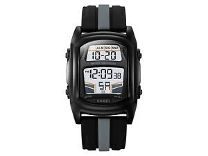 Годинник наручний чоловічий Skmei 2203 (Чорний з сірим)