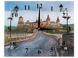 Годинник Настінний ДомАрт Види України 20х25х5 см (21339)