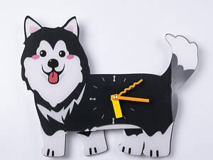 Годинник настінний фігурний із твариною, декоративний HP-3Y-6-312