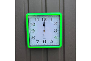 Годинник настінний Quartz #529 Зелений