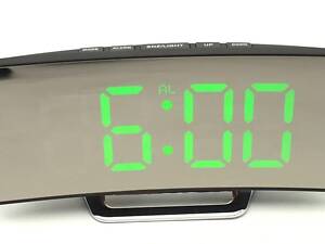 Годинник настільний MHZ DT-6507 із зеленим підсвічуванням.