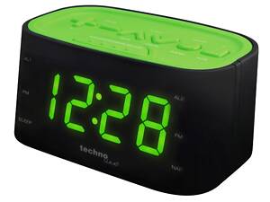 Часы настольные с радио Technoline WT465 Black/Green (WT465 grun)