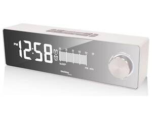 Часы настольные с радио Technoline WT483 White/Silver (WT483)