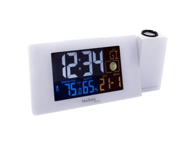 Годинник настільний Technoline WT537 проєкційний White (DAS301197) - Фото 2