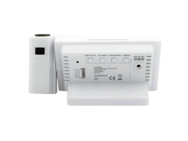 Годинник настільний Technoline WT537 проєкційний White (DAS301197) - Фото 4