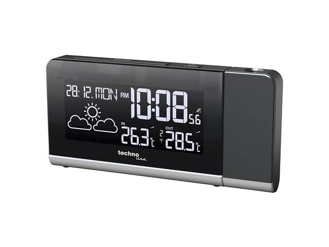 Часы проекционные Technoline WT539 Black (WT539) - Фото 2