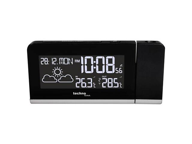 Часы проекционные Technoline WT539 Black (WT539) - Фото 6