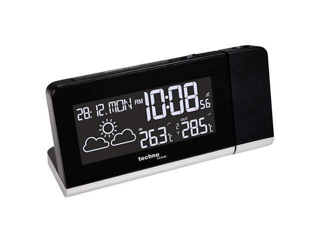 Часы проекционные Technoline WT539 Black (WT539) - Фото 7