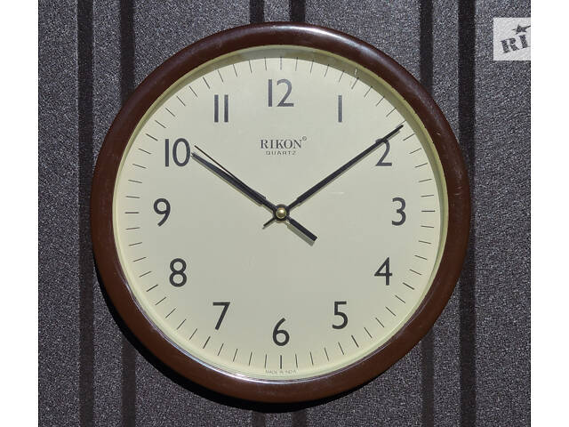 Часы Rikon 1151 | Качественные настенные часы Brown Ivory