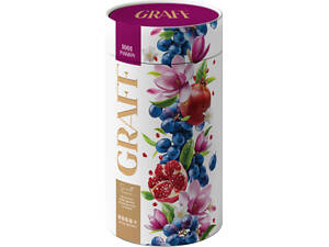 Чай Graff з ароматом винограду та гранату &quot;1001 Пристрасть/1001 Passion&quot; 80 г (4820279612607)