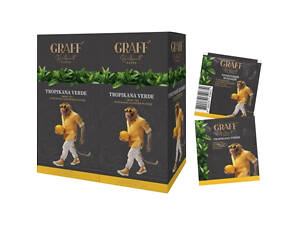 Чай Graff Зелений Tropicana Verde Манго-Лічі 20 пакетиків х 1.5 г (4820279610665)