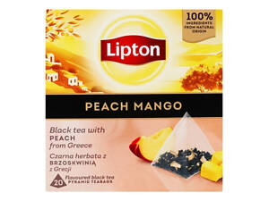 Чай Lipton чорний &quot;Peach mango&quot; 20 пакетиків (5063270110942)