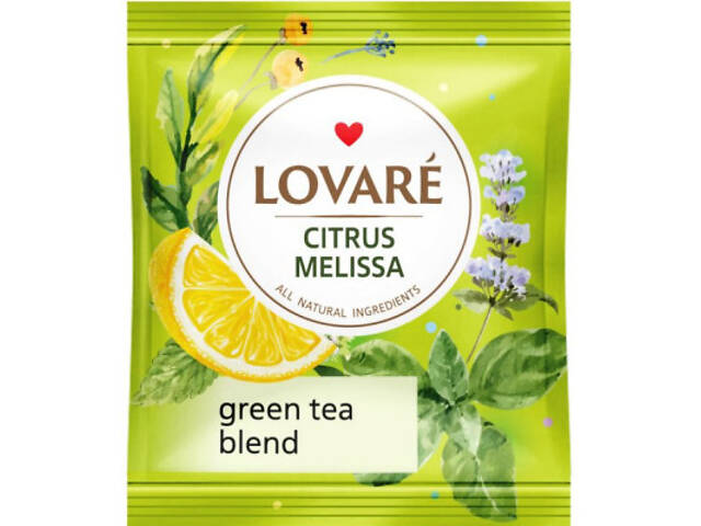Чай Lovare Citrus Melissa 50х1.5 г (lv.77637) - Фото 3
