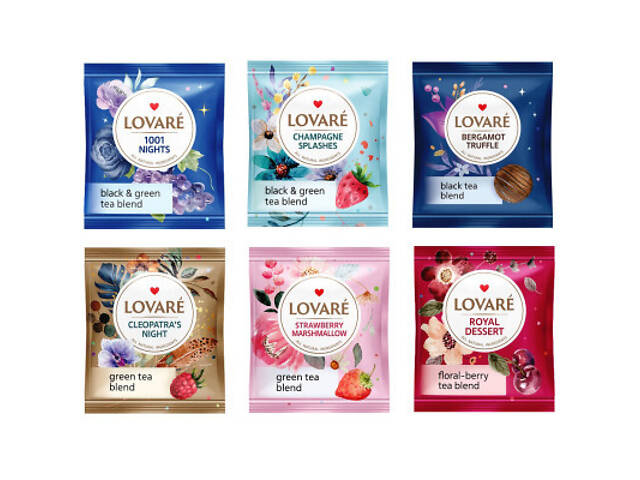 Чай Lovare Fest Tea Set 90 пакетиків асорті (lv.79907) - Фото 4