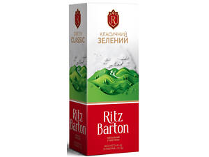 Чай Ritz Barton Класичний Зелений 25 пакетиків по 1.8 г (4820279611280)