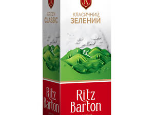 Чай Ritz Barton Класичний Зелений 25 пакетиків по 1.8 г (4820279611280)