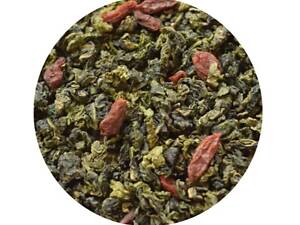 Чай Улун с ароматом клубники и ягодами Годжи Улун Клубника Годжи ТМ Камелия 1 кг