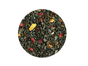 Зелений чай з ароматом дикої журавлини Зимова журавлина ТМ Камелія 1 кг