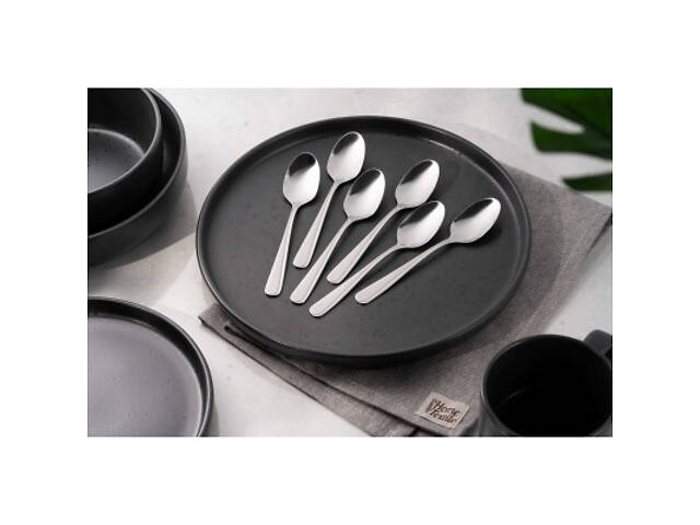 Чайні ложки Ardesto Black Mars Zenith 6 шт (AR0706ZT) - Фото 2