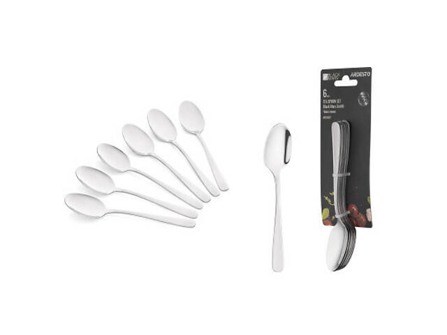 Чайні ложки Ardesto Black Mars Zenith 6 шт (AR0706ZT) - Фото 5