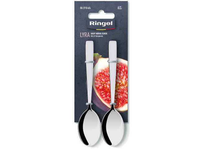 Чайні ложки Ringel Lyra 6 шт (RG-3110-6/4) - Фото 1