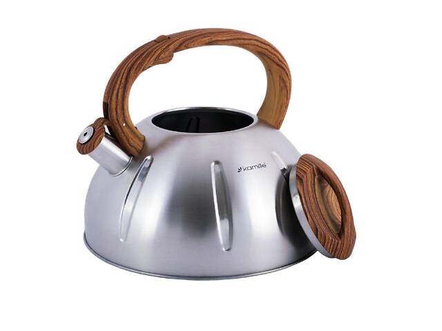 Чайник неіржавкий Kamille — 5 л - Фото 6