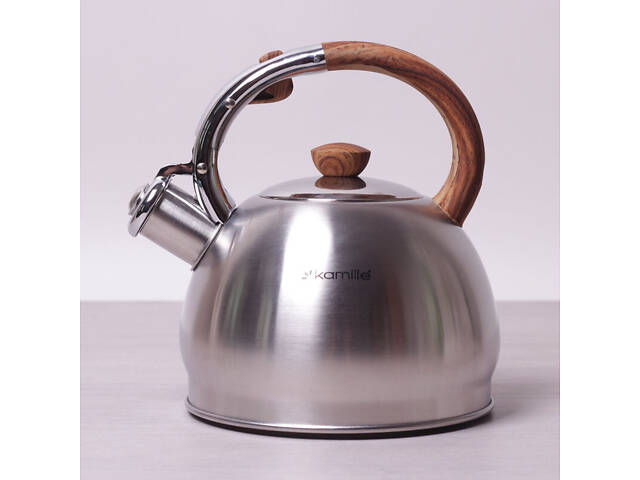 Чайник зі свистком Kamille KM-0694N 2 л - Фото 1