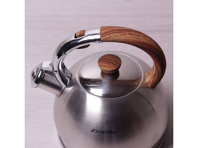 Чайник зі свистком Kamille KM-0694N 2 л - Фото 2