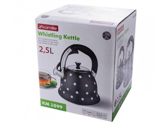 Чайник со свистком Kamille KM-1099 2.5 л - Фото 5