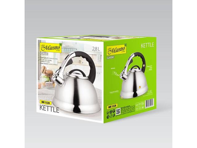 Чайник зі свистком Maestro MR-1328 2.8 л - Фото 4