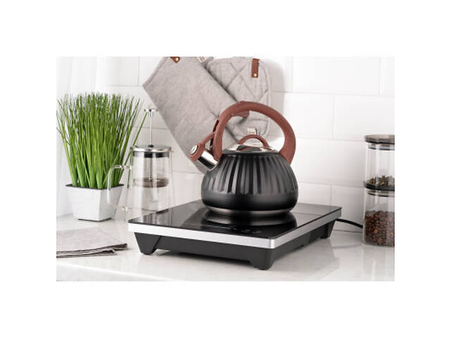 Чайник Ardesto Gemini 2.5 л Чорний (AR1958KS) - Фото 4