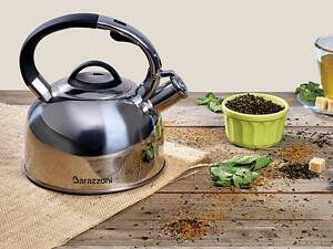 Чайник зі свистком Barazzoni 802082000 3.5 л сріблястий