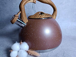 Чайник зі свистком Gusto Кориця зі свистком GT-1420-28 2.8 л коричневий