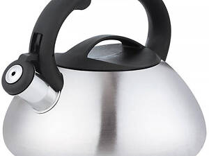 Чайник із свистком Krauzer Universal KR-78411 3 л сріблястий