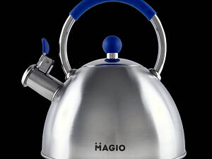 Чайник зі свистком Magio MG-1190 2.5 л сріблястий