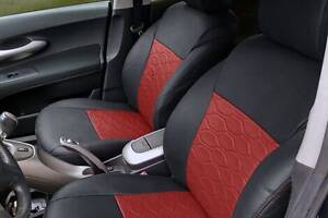 Чохли на сидіння Audi A4 2007-2016 з Екошкіри (EMC-Elegant)