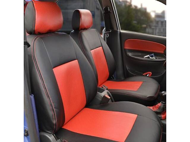 Чехлы на сиденья Chevrolet Spark (Matiz) 2010-2018 из Экокожи (Союз-Авто)
