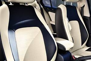 Чехлы на сиденья Citroen C4 2011-2016 из Экокожи (Союз-Авто)