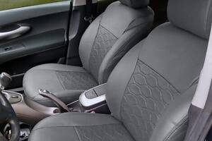 Чехлы на сиденья Dodge Journey 2011-2018 из Экокожи (EMC-Elegant)