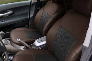 Чохли на сидіння Ford Focus 2014-2018 з Екошкіри (EMC-Elegant)