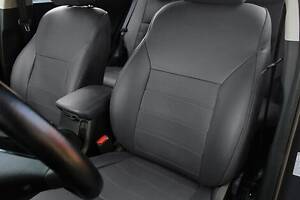 Чохли на сидіння Ford Kuga 2013-2017 з Екошкіри (EMC-Elegant)  