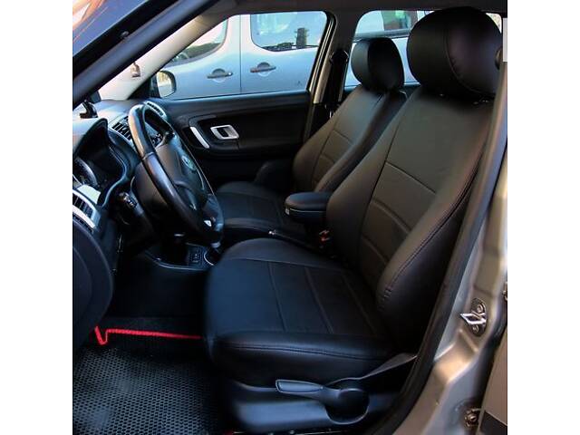 Чохли на сидіння Ford S-Max 2006-2010 із Екошкіри (EMC-Elegant)