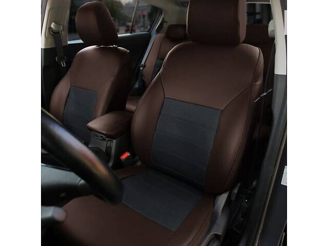 Чехлы на сиденья Ford S-Max 2006-2010 из Экокожи (EMC-Elegant)