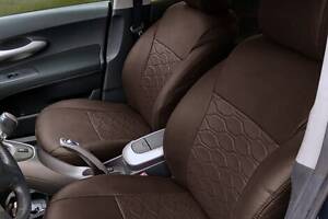 Чохли на сидіння Ford S-Max 2006-2015 із Екошкіри (EMC-Elegant)