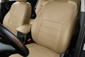 Чохли на сидіння Hyundai Santa Fe 2007-2013 з Екошкіри (EMC-Elegant)  